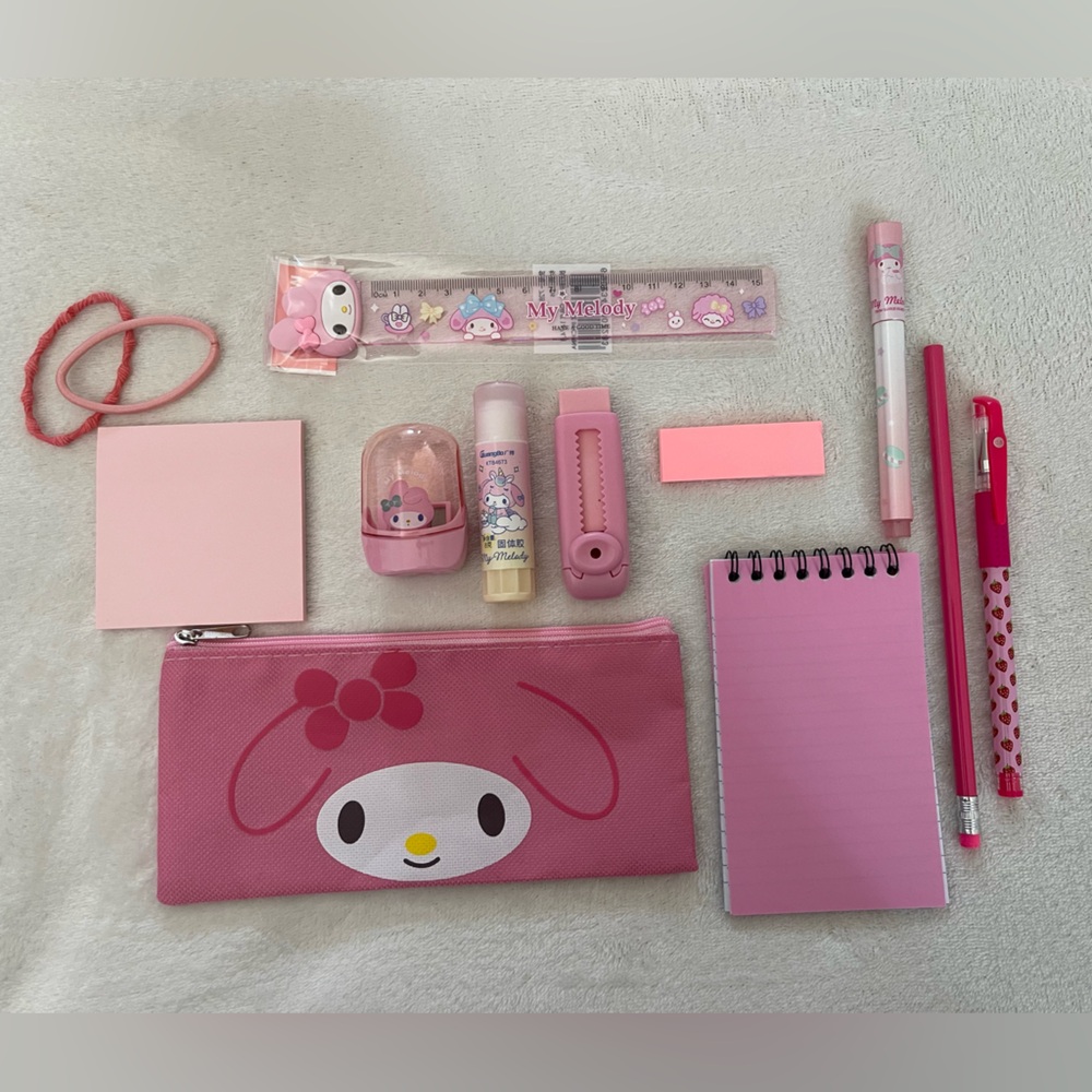 My Melody School Supplies